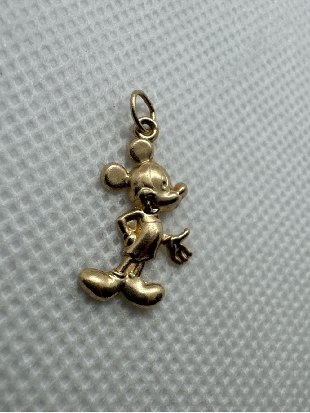 Rare Vintage Van Dell Disney Mickey Mouse 14K Yellow Gold Charm/Pendant - Picture 3 of 8